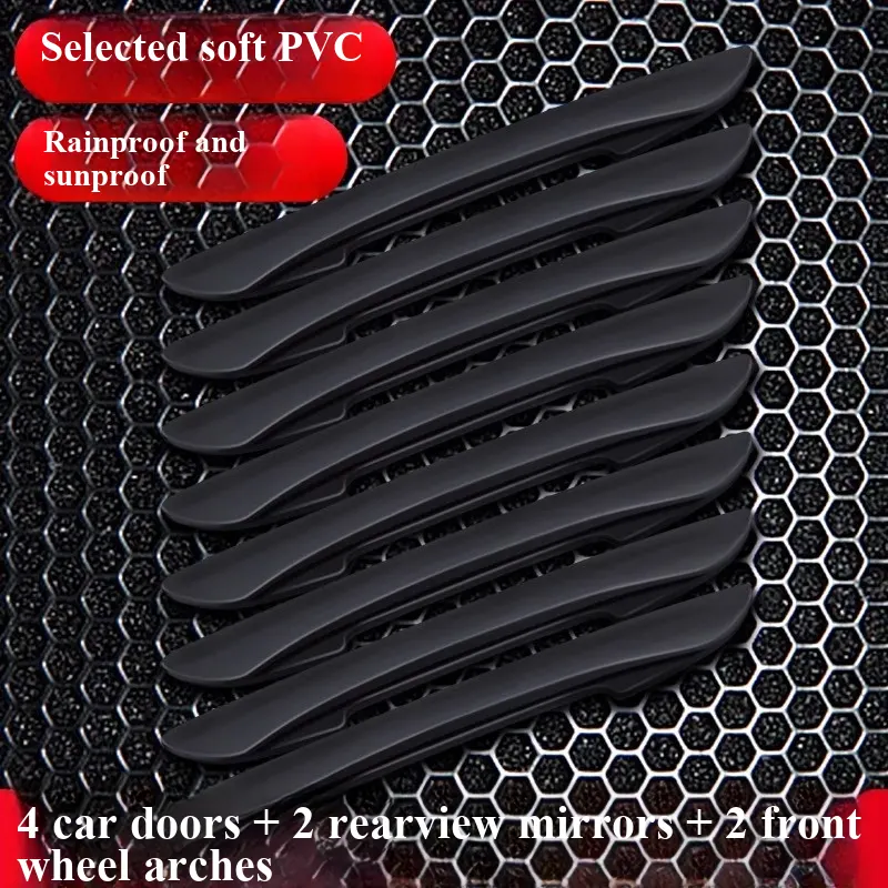 Set de protecție auto anti-coliziune cu elasticitate ridicată - integrare între avertizare reflectorizantă și protecție fizică, compatibil cu toate tipurile de vehicule