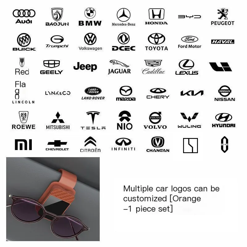 Auto-Glasbrille-Clip, Auto-Glasbrille-Clip, multifunktionaler Sonnenblenden-Aufbewahrungsclip, Brillenständer zum Aufhängen von Sonnenbrillen, Tickets und Kartenhalter