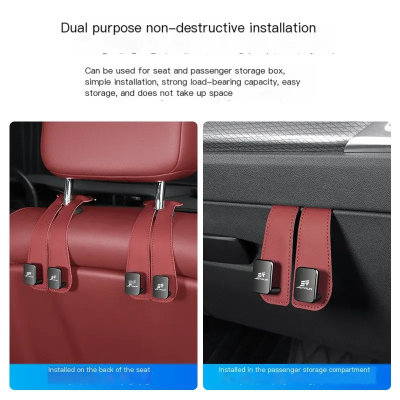 Accessoris per a vehicle adequats per a Jietu Traveler X70 Plus, Freedom i Dasheng: ganxo multifuncional per al respatller del seient.