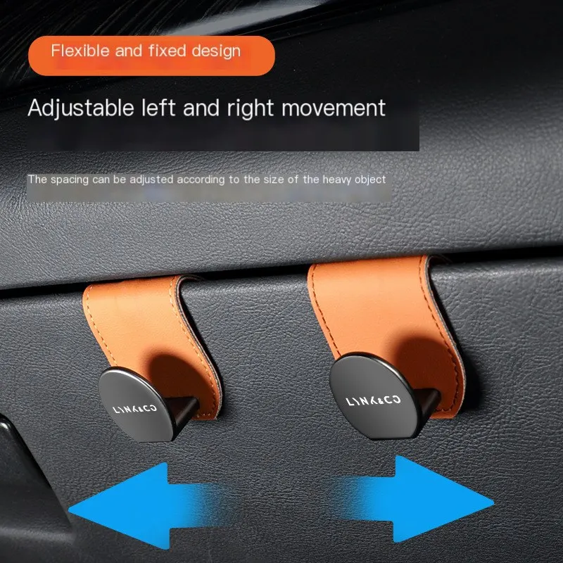Gancho pequeño para asiento del copiloto compatible con Lynk & Co 01/02/03/05/06/09, accesorio de decoración para interiores de automóviles.