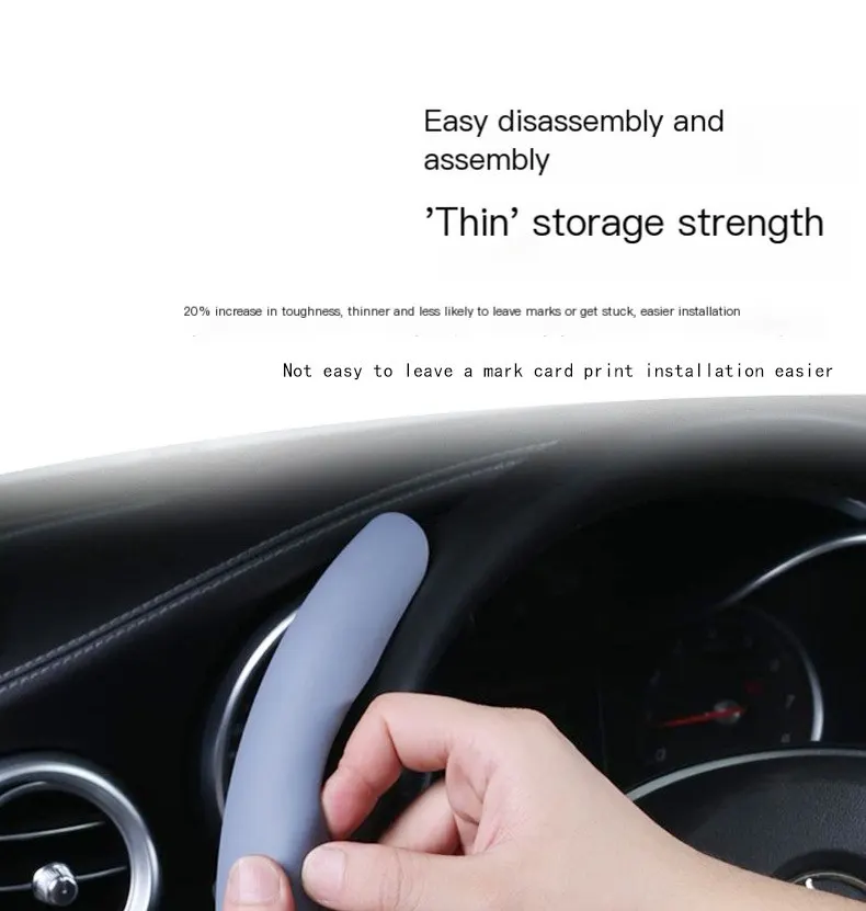 Funda de volante líquida de alta gama para automóvil, resistente al desgaste y antideslizante, apta para todas las estaciones, cubierta de volante para coche.-11