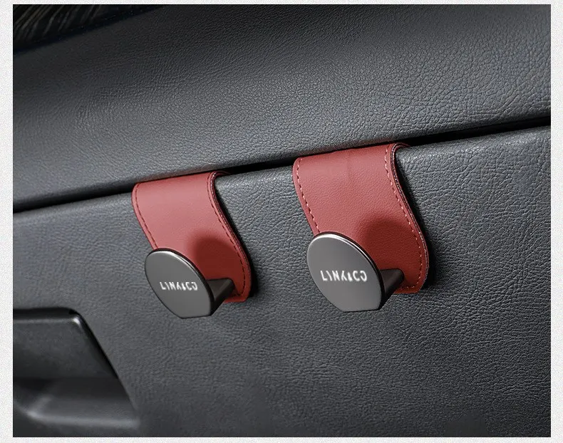 Gancho pequeño para asiento del copiloto compatible con Lynk & Co 01/02/03/05/06/09, accesorio de decoración para interiores de automóviles.-14