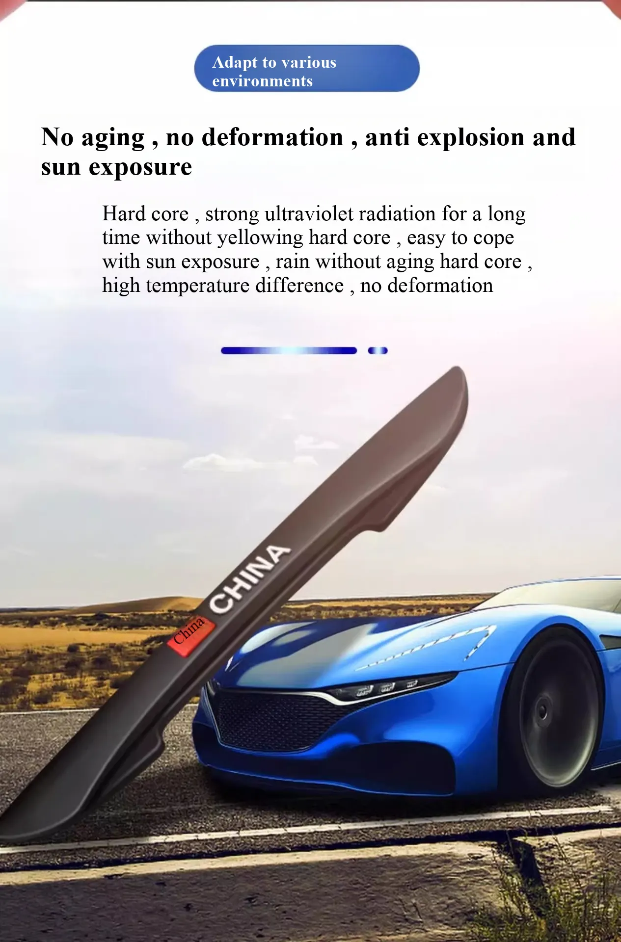 Set de benzi de protecție auto cu elasticitate înaltă - integrare între avertizare reflectorizantă și protecție fizică, compatibil cu toate tipurile de vehicule-16