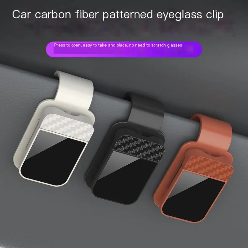 Porte-lunettes de voiture multifonction, nouveau support de lunettes de soleil pour véhicule, pince à billets, rangement pour lunettes de soleil sur pare-soleil.