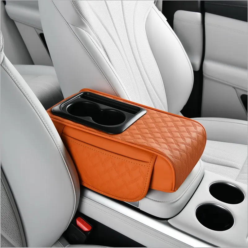 Elevación multifuncional 5 en 1 para apoyabrazos de automóvil | Sistema de soporte ergonómico y almacenamiento inteligente-40