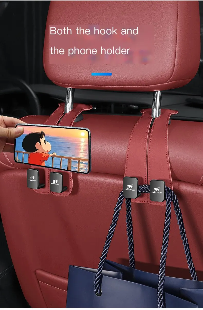 Accessoris per a vehicle adequats per a Jietu Traveler X70 Plus, Ziyouzhe i Dasheng: ganxo multifuncional per al respatller del seient.-5