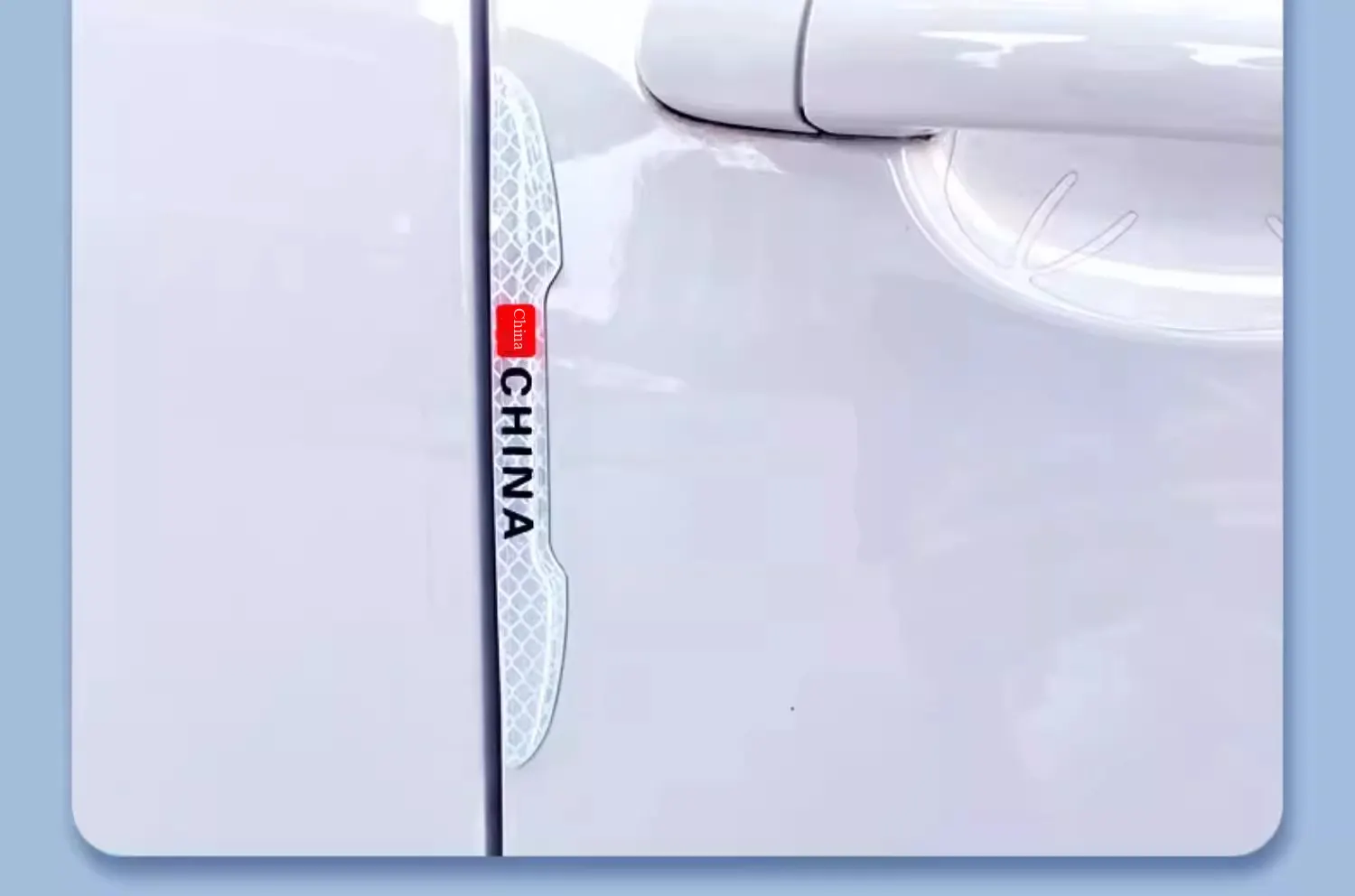 Set de benzi de protecție auto cu elasticitate înaltă - integrare între avertizare reflectorizantă și protecție fizică, compatibil cu toate tipurile de vehicule-21