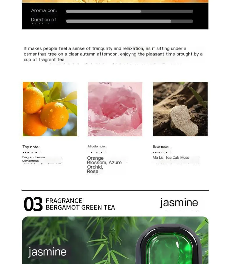 Recharge de parfum pour diffuseur de voiture 2026, désodorisant et parfumant pour bouche d'aération, parfum longue durée.-13