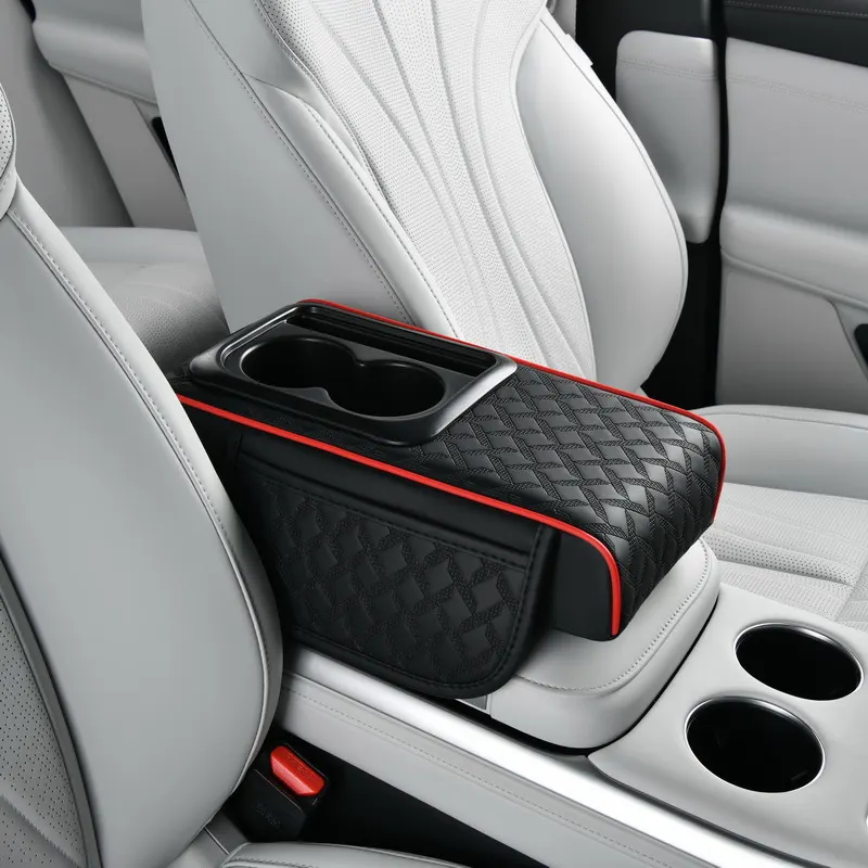 Elevación multifuncional 5 en 1 para apoyabrazos de automóvil | Sistema de soporte ergonómico y almacenamiento inteligente-37
