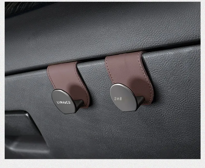 Gancho pequeño para asiento del copiloto compatible con Lynk & Co 01/02/03/05/06/09, accesorio de decoración para interiores de automóviles.-16