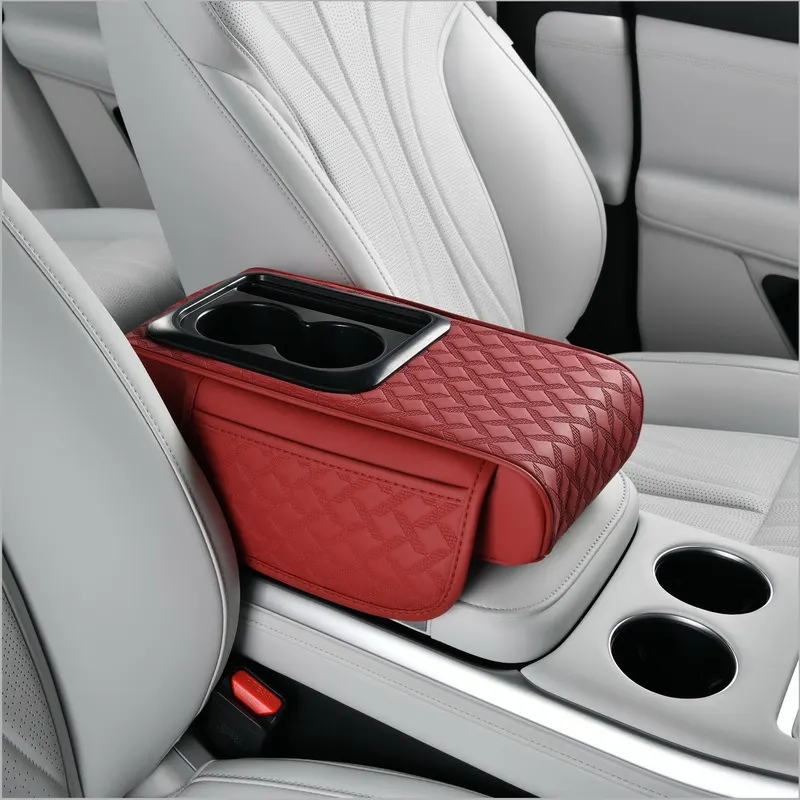 Elevación multifuncional 5 en 1 para apoyabrazos de automóvil | Sistema de soporte ergonómico y almacenamiento inteligente-38