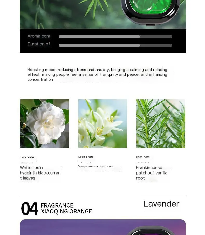 Recharge de parfum pour diffuseur de voiture 2026, désodorisant et parfumant pour bouche d'aération, parfum longue durée.-14