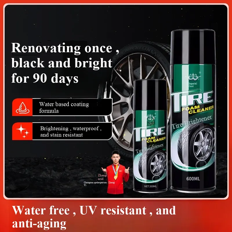 Royal Card Tire Foam Shine: Ultimate Black Shine, Professional Protection-1