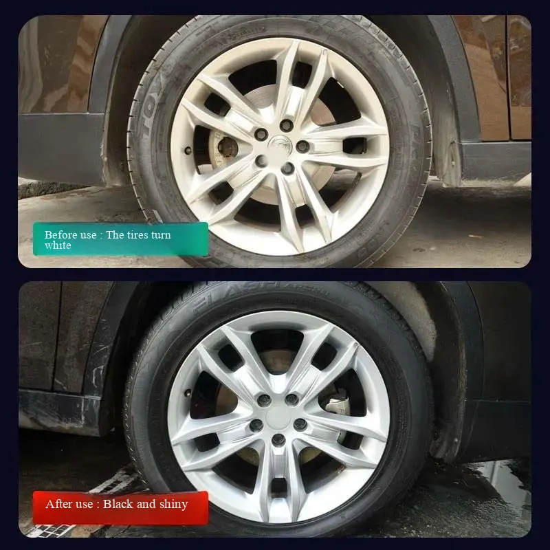 Royal Card Tire Foam Shine: Ultimate Black Shine, Professional Protection-5