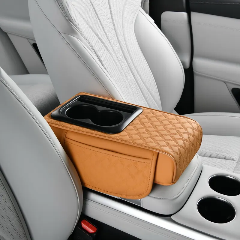 Elevación multifuncional 5 en 1 para consola central de automóvil | Sistema de soporte ergonómico y almacenamiento inteligente