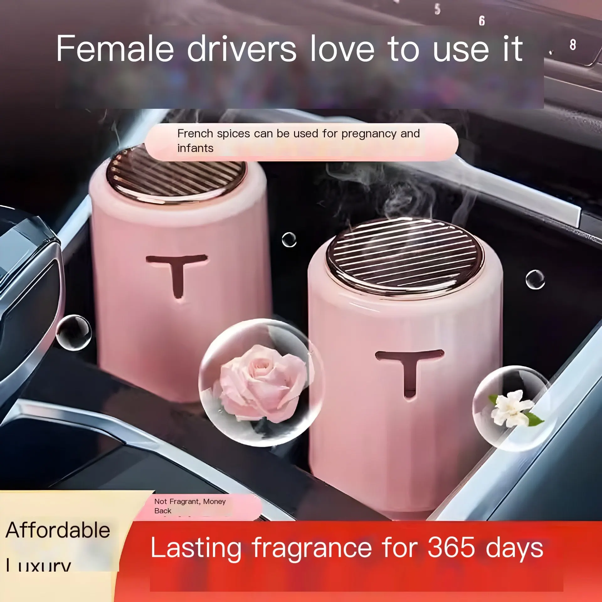 Difusor de aroma para automóvil, bálsamo aromático para coche, perfume para vehículos, artículo de alta gama para hombres y mujeres, ambientador sólido para interiores de automóvil, fraganci