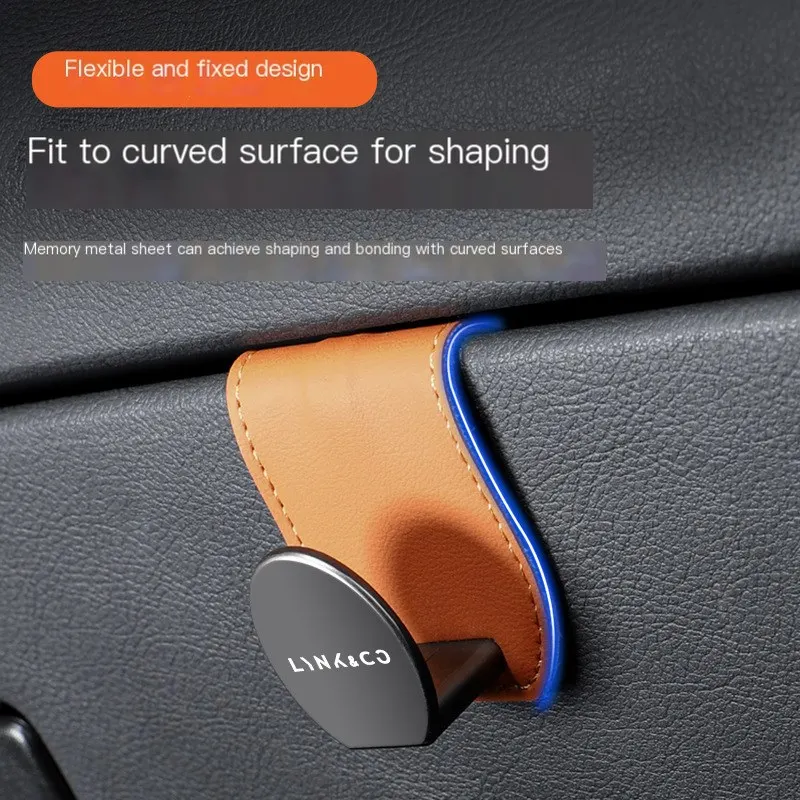 Gancho pequeño para asiento del copiloto compatible con Lynk & Co 01/02/03/05/06/09, accesorio de decoración para interiores de automóviles.