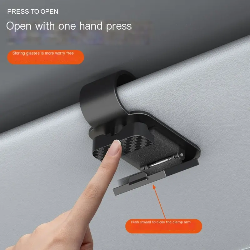 Auto-Glasbrille-Clip, Auto-Glasbrille-Clip, multifunktionaler Sonnenblenden-Aufbewahrungsclip, Brillenständer zum Aufhängen von Sonnenbrillen, Tickets und Kartenhalter
