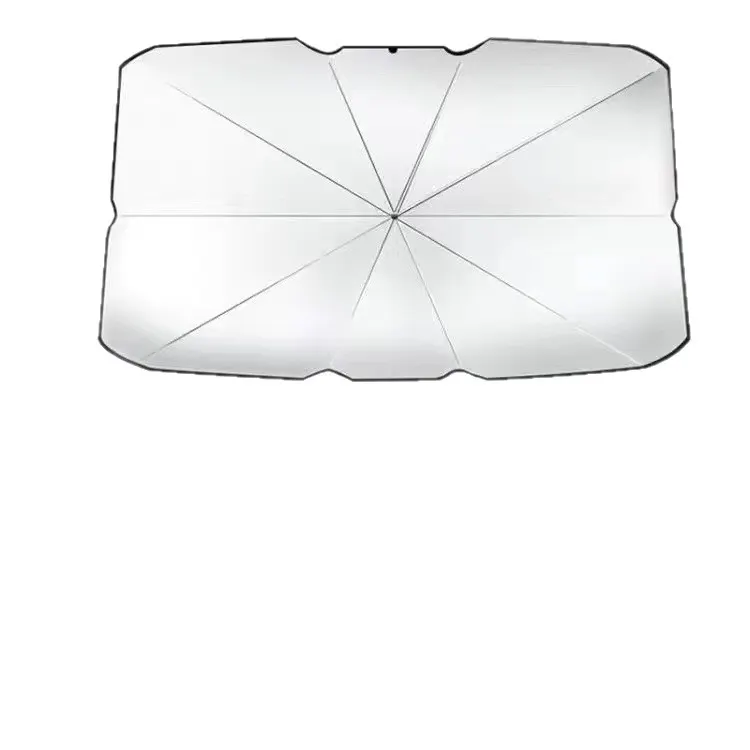 Parapluie pare-soleil pour voiture, isolant thermique et protection solaire pour pare-brise avant, pliable, tissu occultant de voiture, store pare-soleil extensible, accessoire automobile.