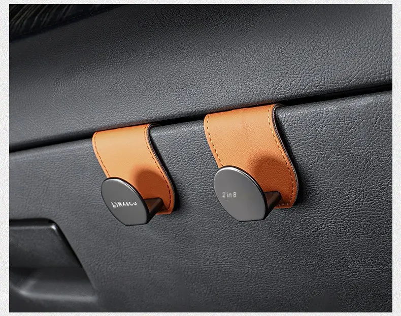 Gancho pequeño para asiento del copiloto compatible con Lynk & Co 01/02/03/05/06/09, accesorio de decoración para interiores de automóviles.-12