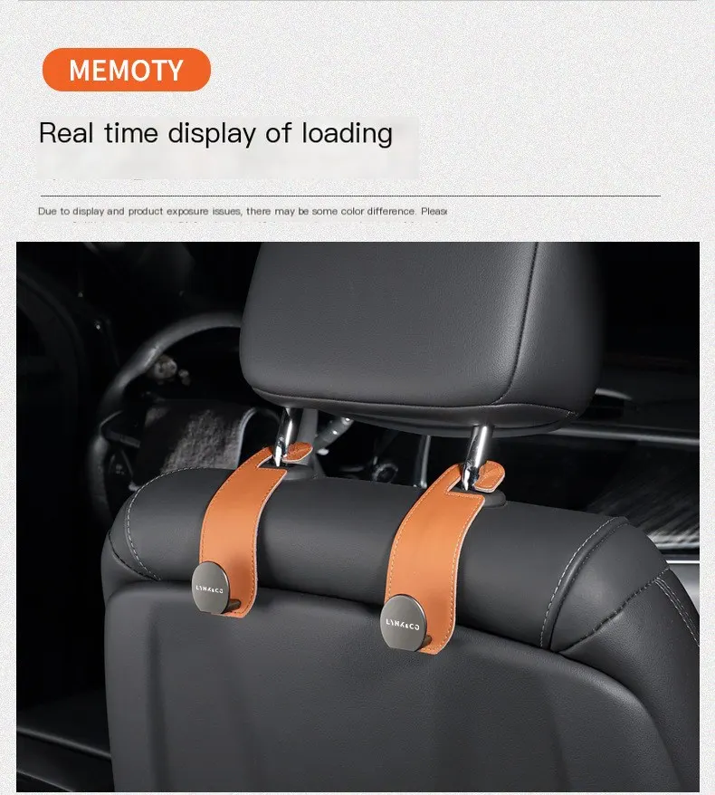 Gancho pequeño para asiento del copiloto compatible con Lynk & Co 01/02/03/05/06/09, accesorio de decoración para interiores de automóviles.-11