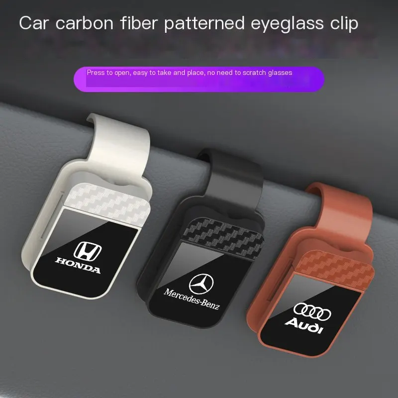 Auto-Glasbrille-Clip, Auto-Glasbrille-Clip, multifunktionaler Sonnenblenden-Aufbewahrungsclip, Brillenständer zum Aufhängen von Sonnenbrillen, Tickets und Kartenhalter