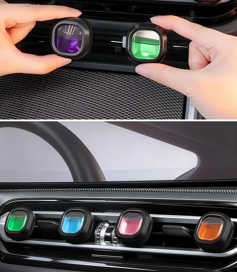 Recharge de parfum pour diffuseur de voiture 2026, désodorisant et parfumant pour bouche d'aération, parfum longue durée.-24