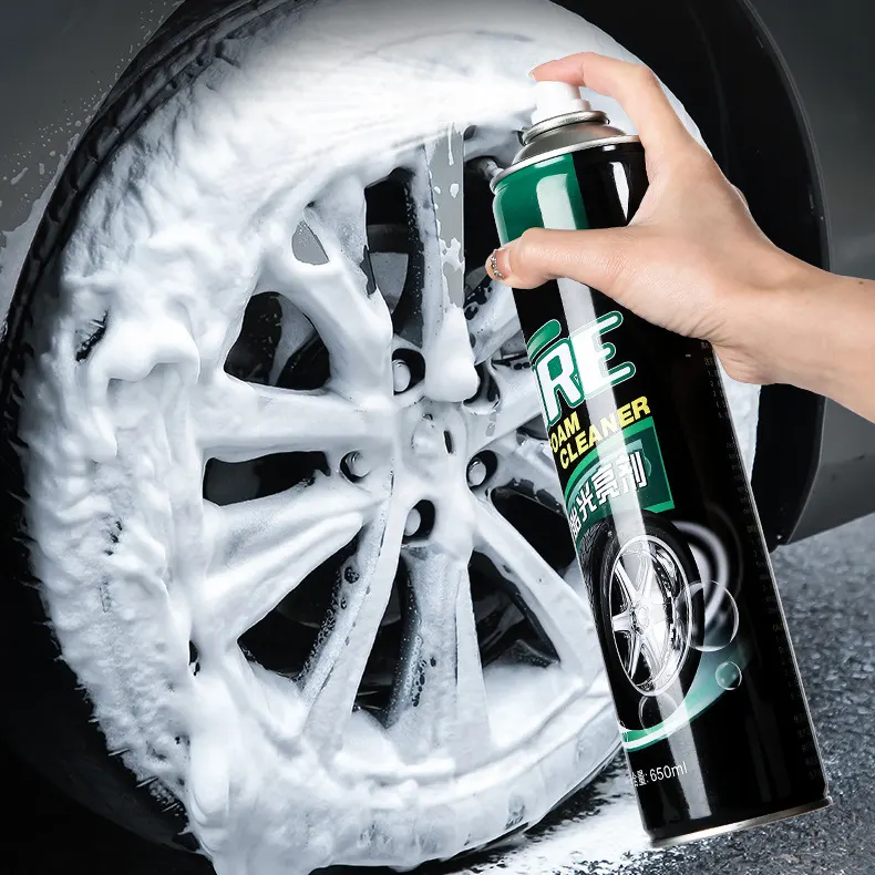 Royal Card Tire Foam Shine: Ultimate Black Shine, Professional Protection