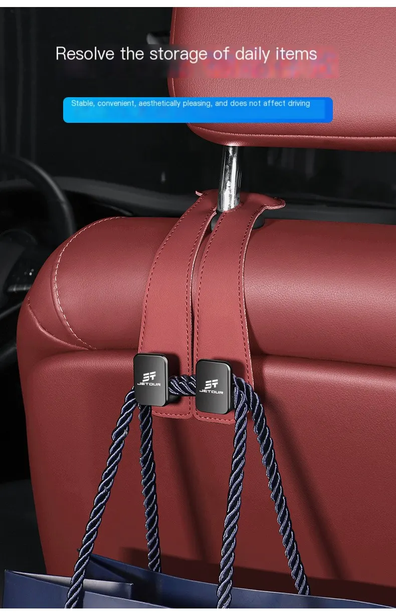 Accessoris per a vehicle adequats per a Jietu Traveler X70 Plus, Ziyouzhe i Dasheng: ganxo multifuncional per al respatller del seient.-2