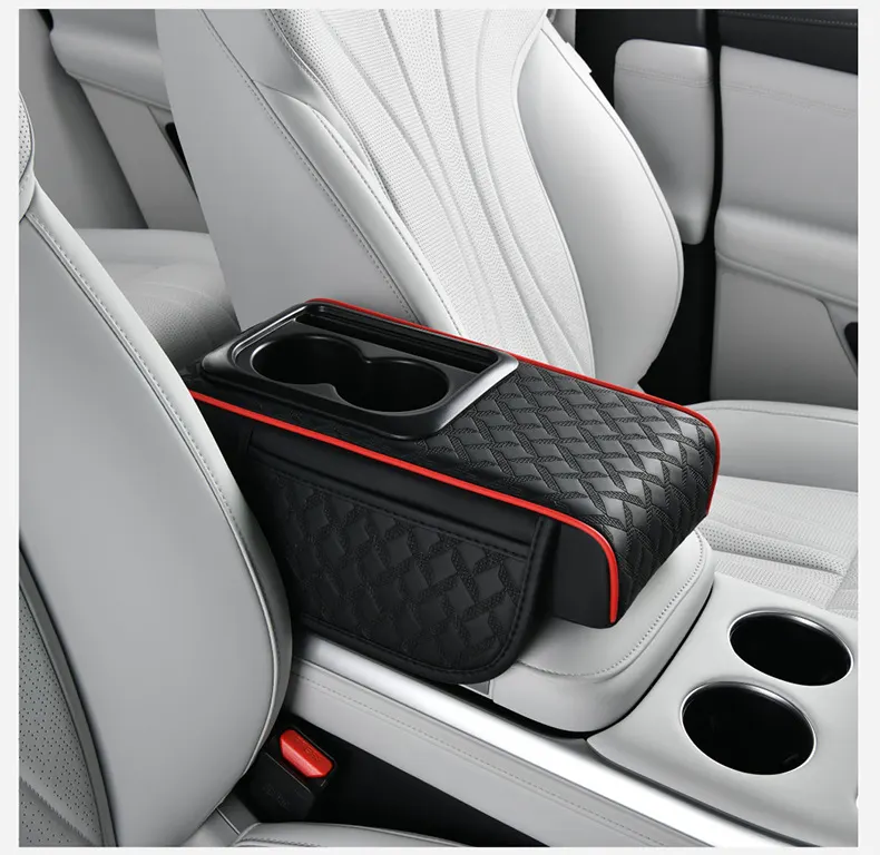 Elevación multifuncional 5 en 1 para consola central de automóvil | Sistema de soporte ergonómico y almacenamiento inteligente