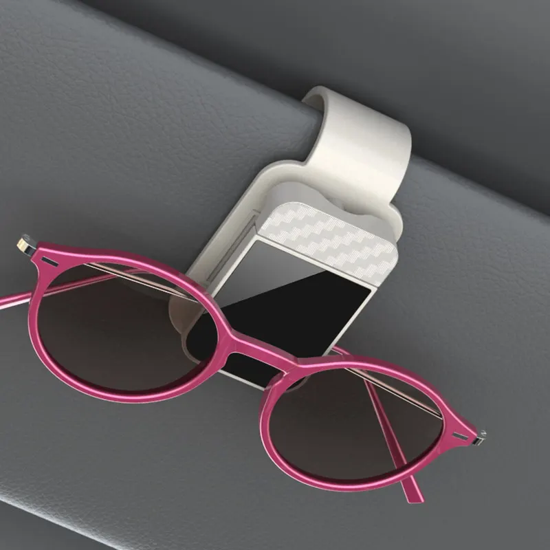 Auto-Glasbrille-Clip, Auto-Glasbrille-Clip, multifunktionaler Sonnenblenden-Aufbewahrungsclip, Brillenständer zum Aufhängen von Sonnenbrillen, Tickets und Kartenhalter