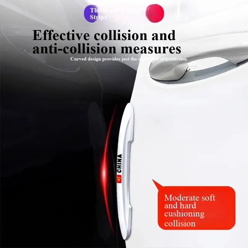 Set de protecție auto anti-coliziune cu elasticitate ridicată - integrare între avertizare reflectorizantă și protecție fizică, compatibil cu toate tipurile de vehicule