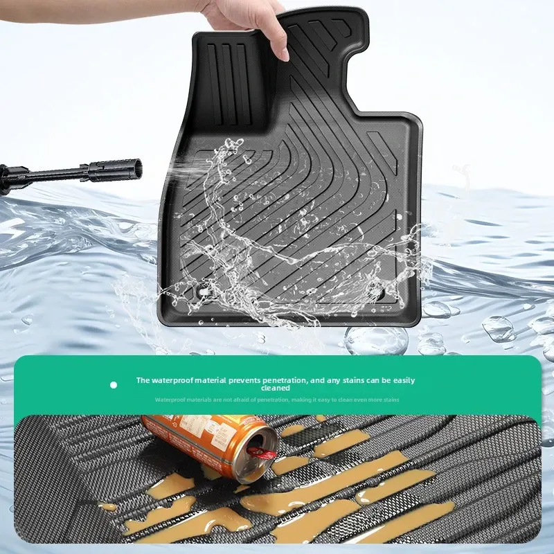 Tapis de sol de voiture en TPE, ajustement personnalisé, tapis de coffre imperméable pour SUV et berline
