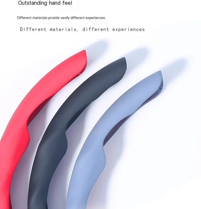 Funda de volante líquida de alta gama para automóvil, resistente al desgaste y antideslizante, apta para todas las estaciones, cubierta de volante para coche.-6