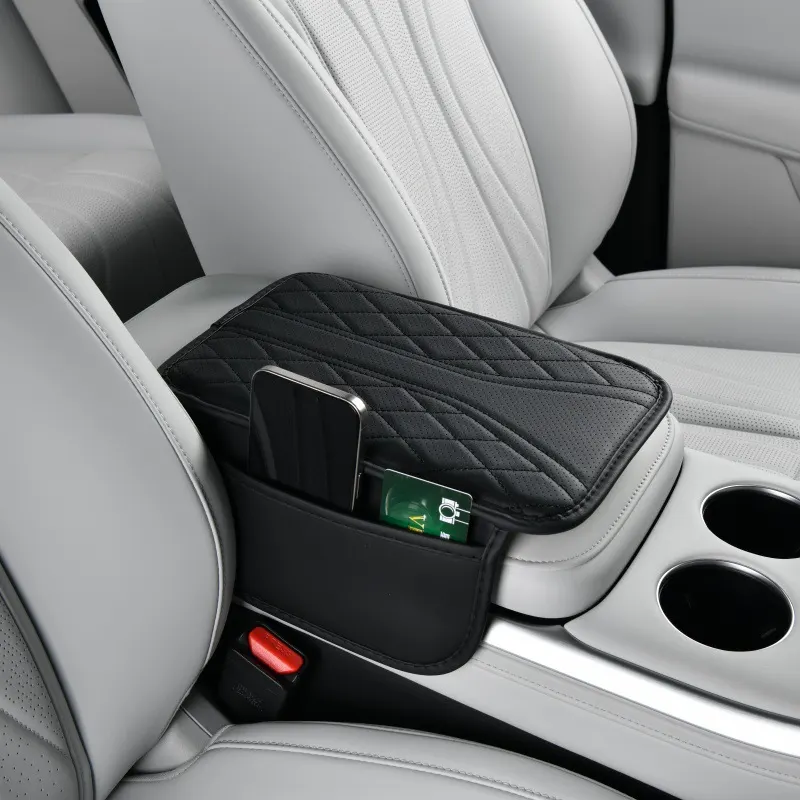 Elevación multifuncional 5 en 1 para consola central de automóvil | Sistema de soporte ergonómico y almacenamiento inteligente