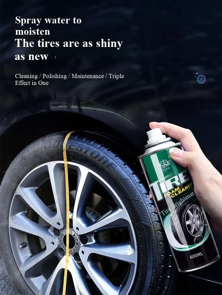 Royal Card Tire Foam Shine: Ultimate Black Shine, Professional Protection-7