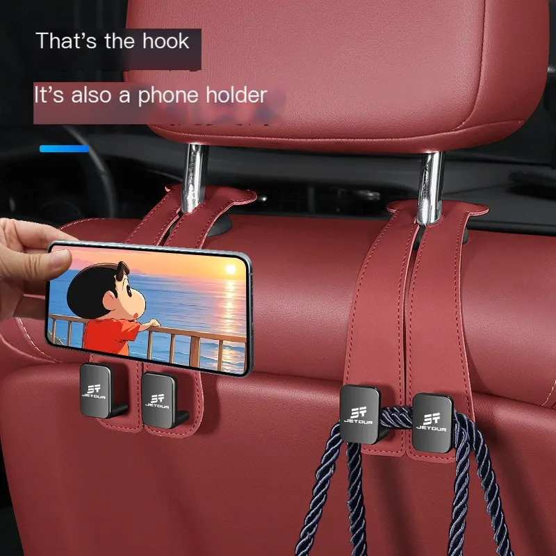 Accessoris per a vehicle adequats per a Jietu Traveler X70 Plus, Freedom i Dasheng: ganxo multifuncional per al respatller del seient.