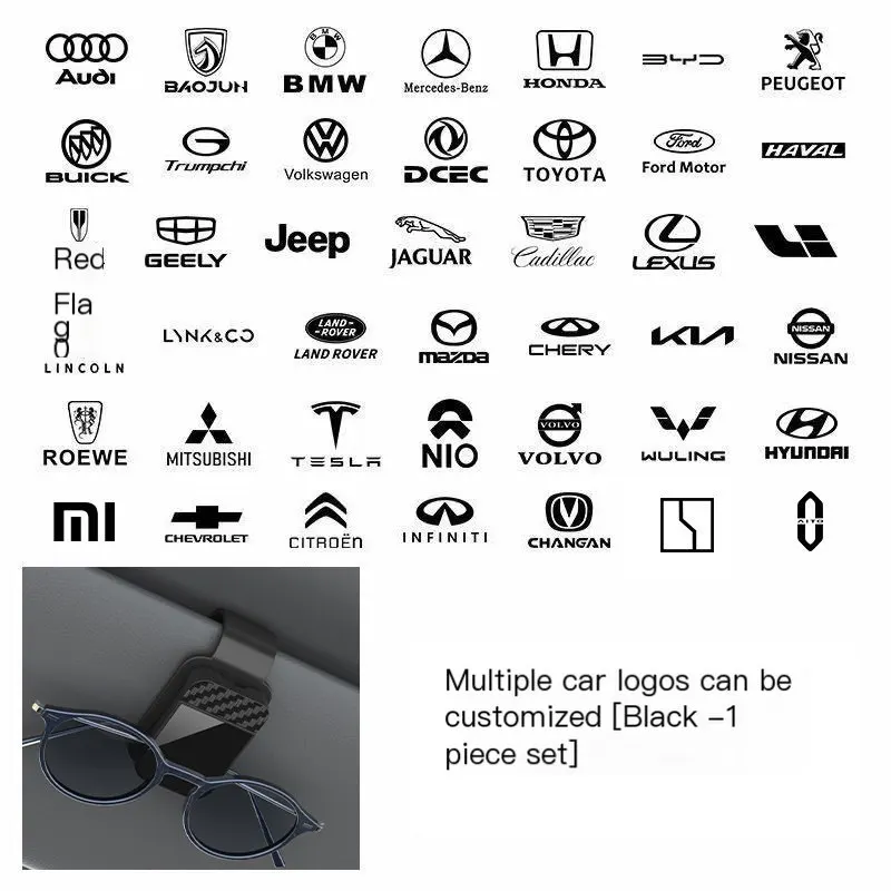 Auto-Glasbrille-Clip, Auto-Glasbrille-Clip, multifunktionaler Sonnenblenden-Aufbewahrungsclip, Brillenständer zum Aufhängen von Sonnenbrillen, Tickets und Kartenhalter
