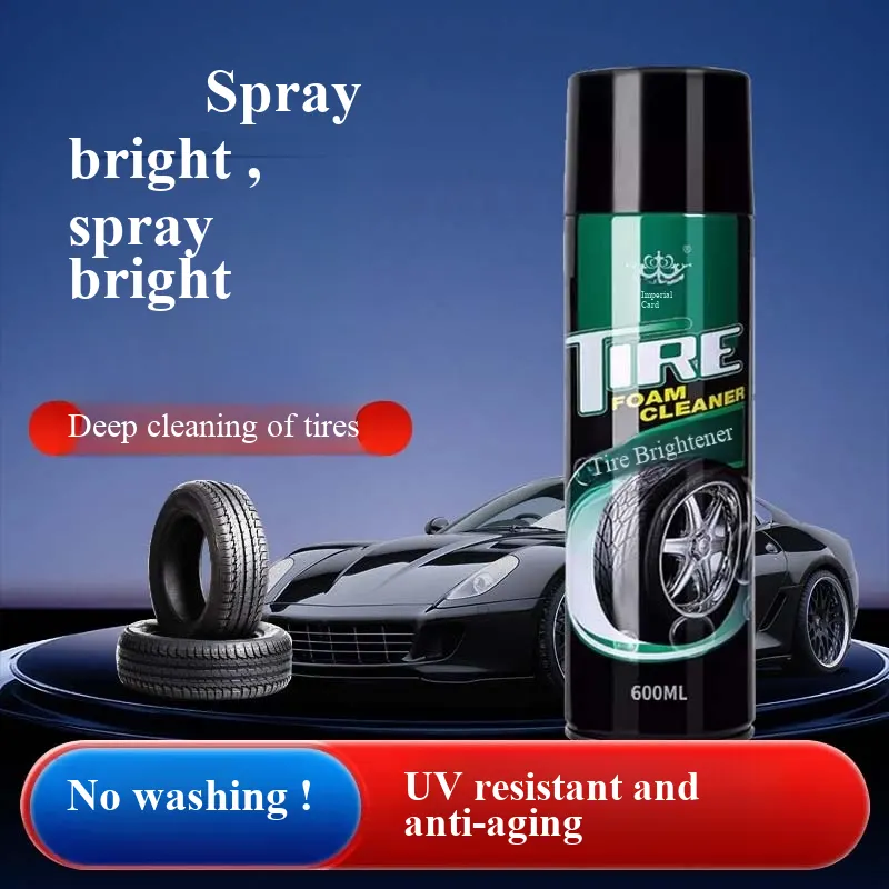 Royal Card Tire Foam Shine: Ultimate Black Shine, Professional Protection-4