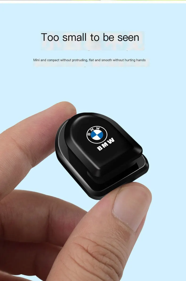 Ganxo per a vehicle, ganxo adhesiu per a l'interior del cotxe, ganxo invisible de doble ús per a cotxe familiar, article de multifunció per a emmagatzematge complet.-6