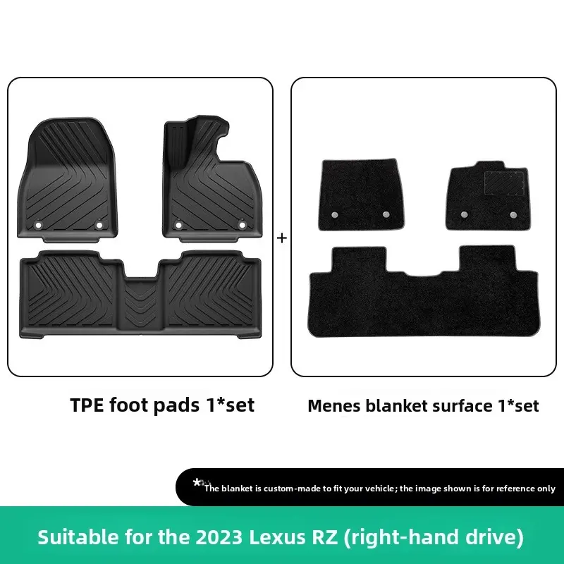 Tapis de sol de voiture en TPE, ajustement personnalisé, tapis de coffre imperméable pour SUV et berline