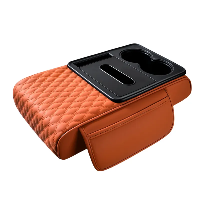 Elevación multifuncional 5 en 1 para consola central de automóvil | Sistema de soporte ergonómico y almacenamiento inteligente