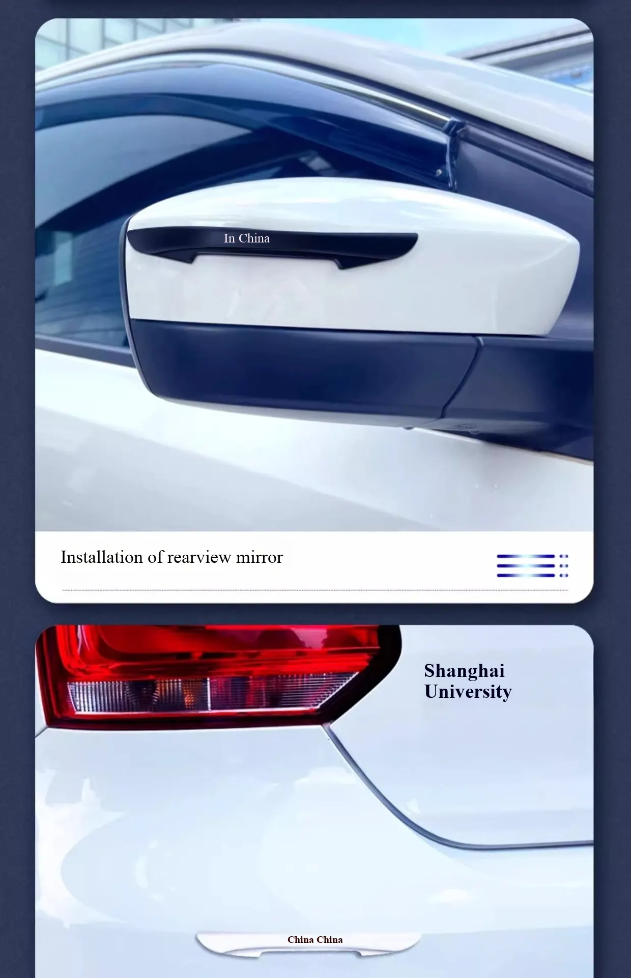 Set de benzi de protecție auto cu elasticitate înaltă - integrare între avertizare reflectorizantă și protecție fizică, compatibil cu toate tipurile de vehicule-7