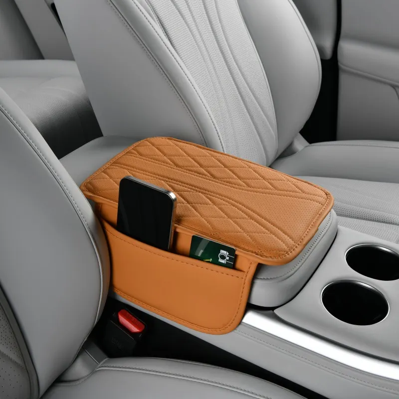 Elevación multifuncional 5 en 1 para apoyabrazos de automóvil | Sistema de soporte ergonómico y almacenamiento inteligente-45