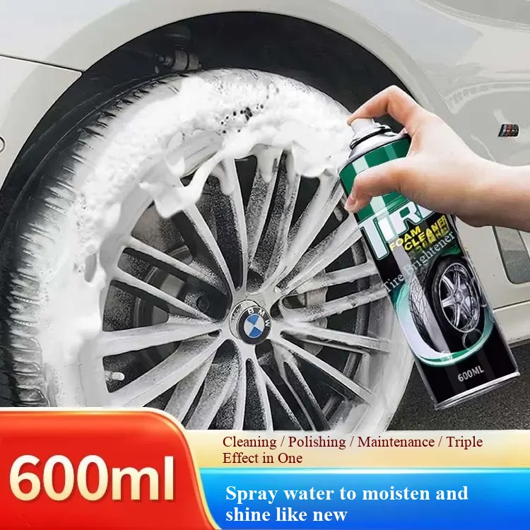 Royal Card Tire Foam Shine: Ultimate Black Shine, Professional Protection-2