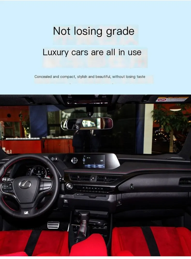 Ganxo per a vehicle, ganxo adhesiu per a l'interior del cotxe, ganxo invisible de doble ús per a cotxe familiar, article de multifunció per a emmagatzematge complet.-9