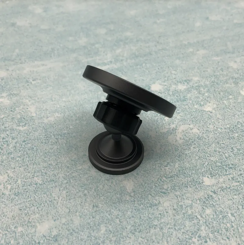 Carregador sense fil magnètic circular lluminós per a cotxe, 15W, suport per a telèfon intel·ligent de càrrega ràpida, compatible amb Apple i Android.-6