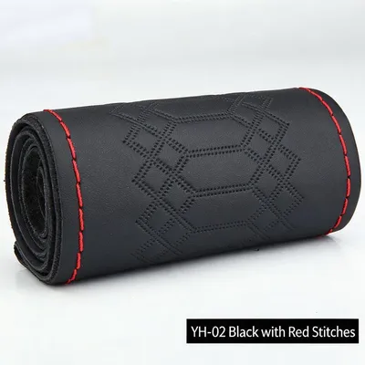 YH-02 黑色配红色缝线-38cm Standard