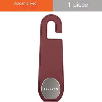 Soporte de gancho único de doble uso para asiento del copiloto (Lynk & Co) Rojo volcánico, 1 unidad