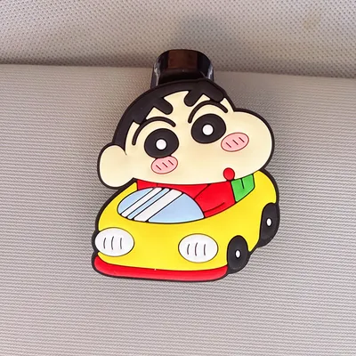 Pince-lunettes Crayon Shin-chan voiture jaune, 1 pièce